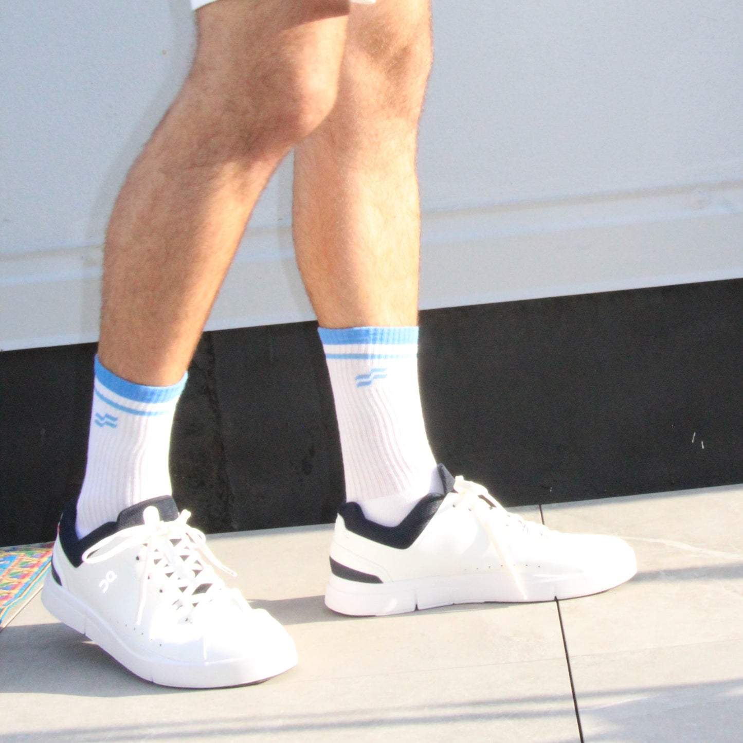 Crew White-Blue 3-Pack