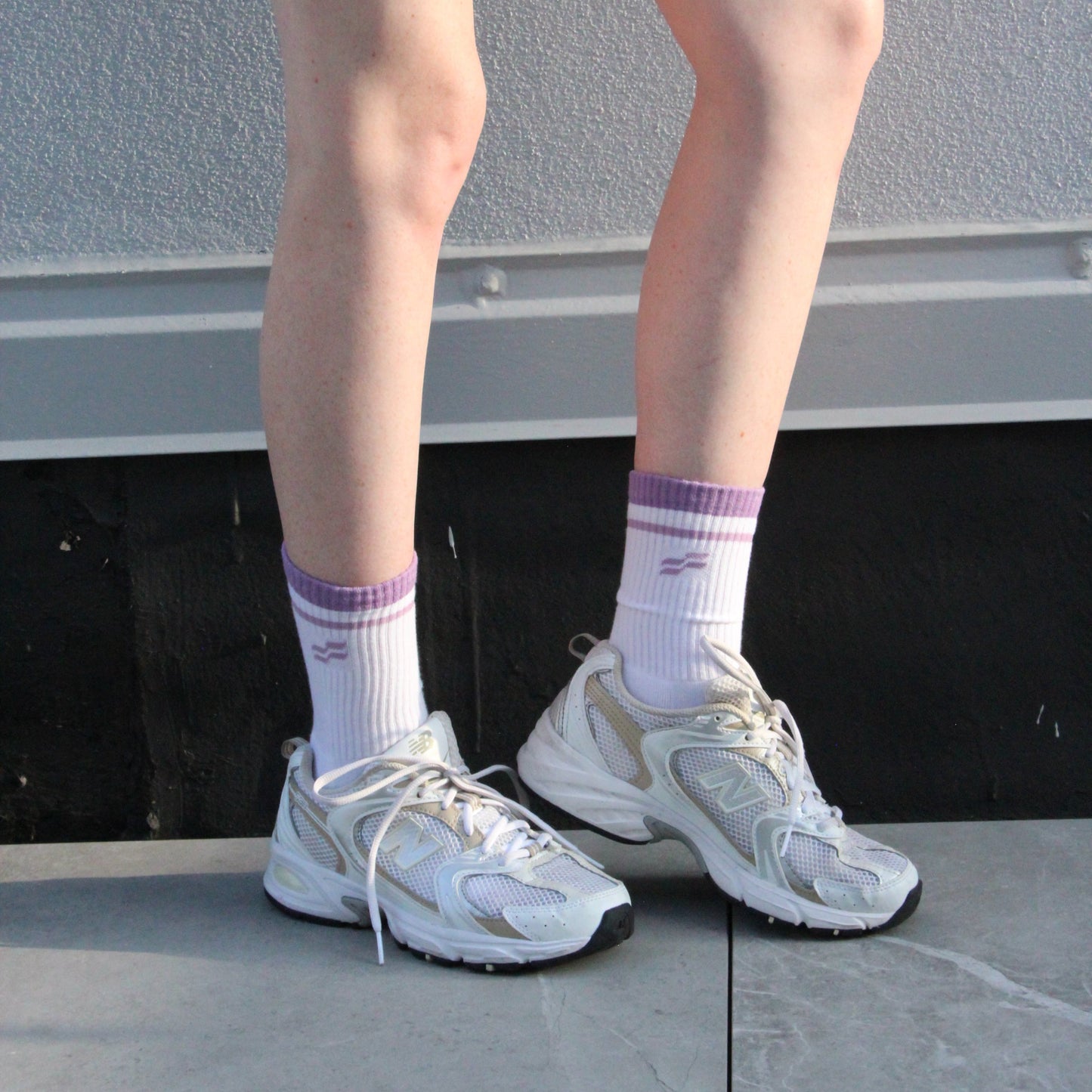 Crew White-Purple 3-Pack