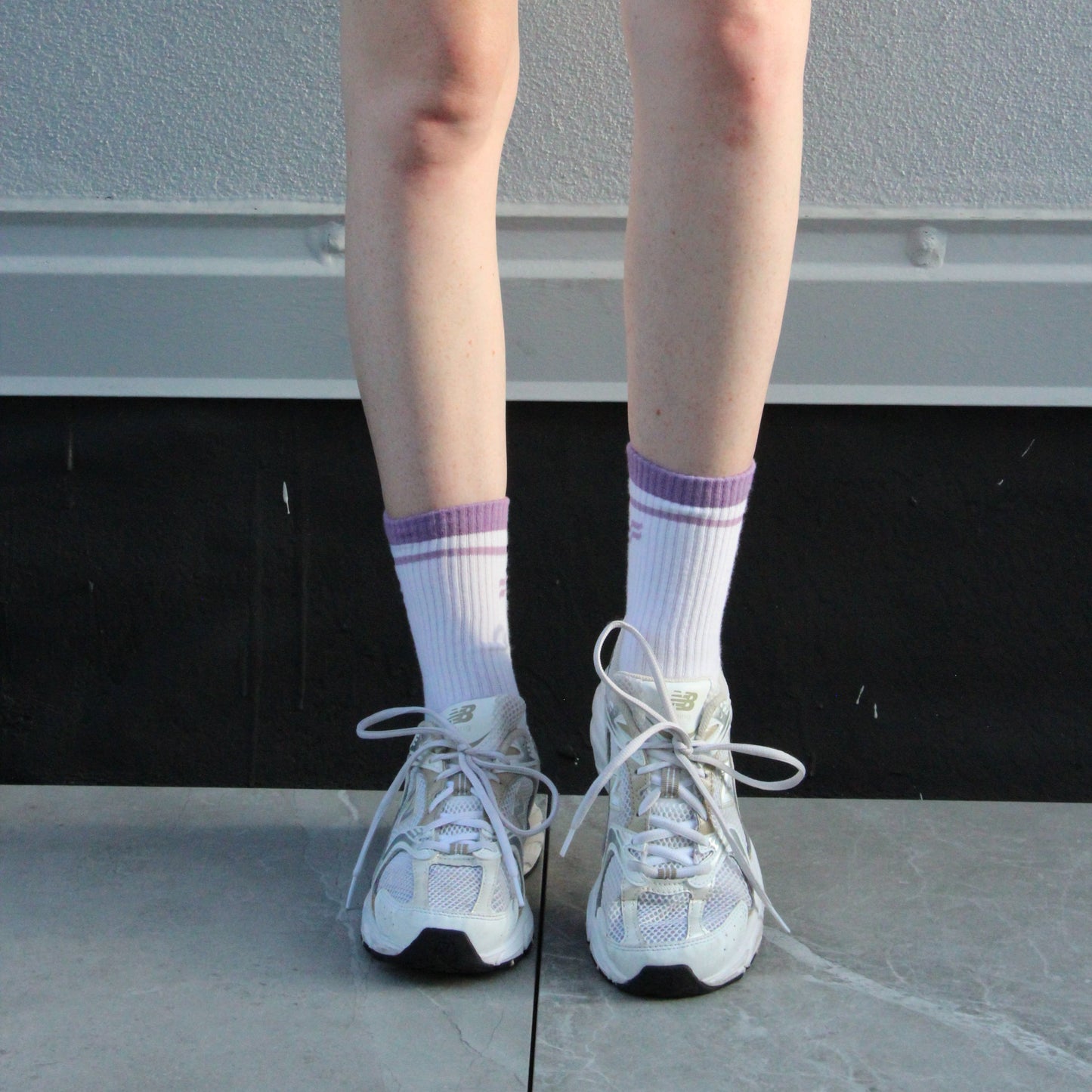 Crew White-Purple 3-Pack