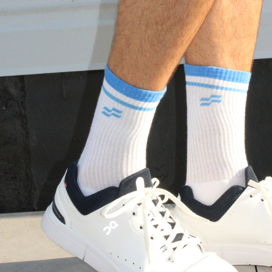 Crew White-Blue 3-Pack