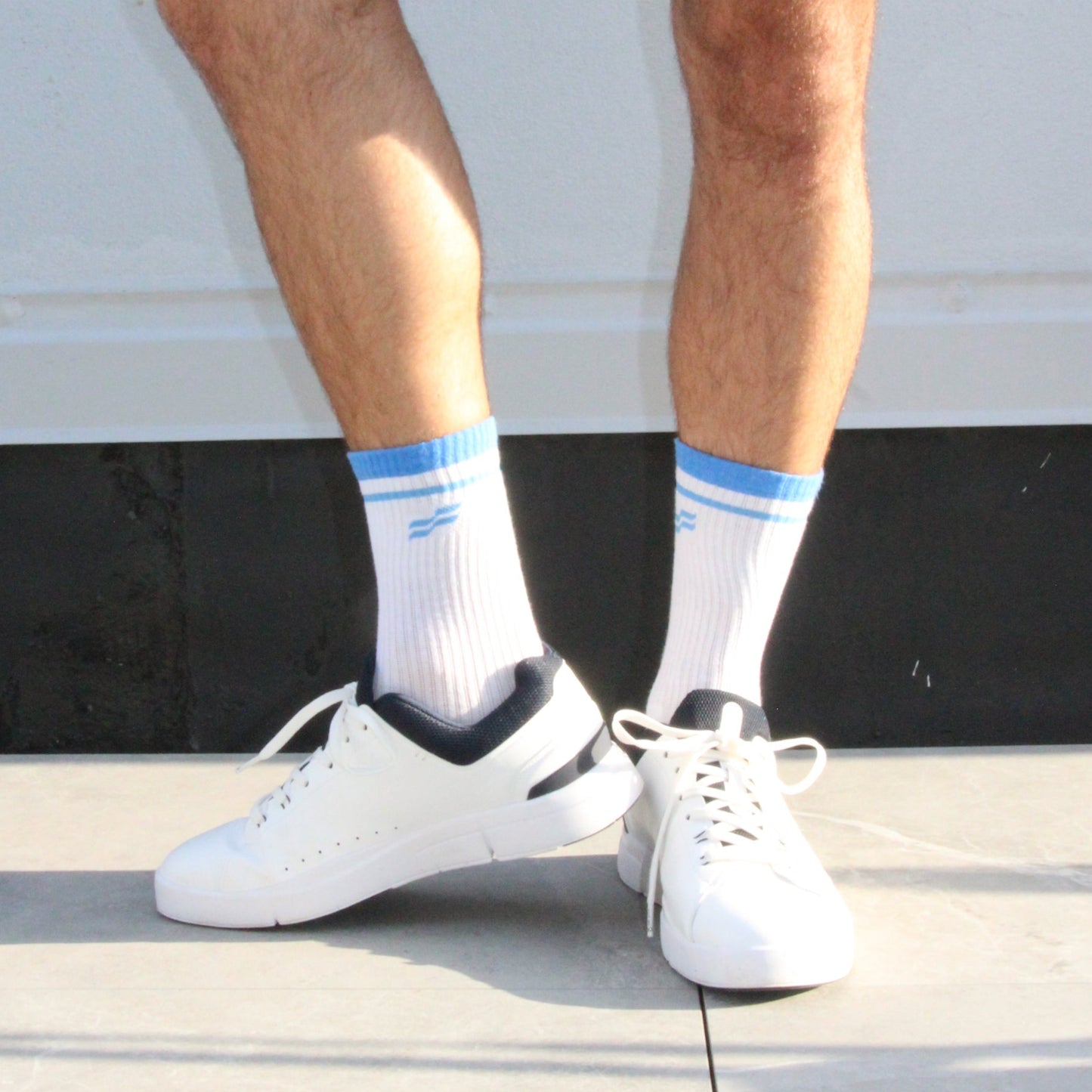 Crew White-Blue 3-Pack