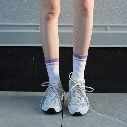 Crew White-Purple 3-Pack